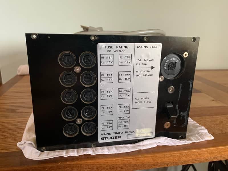 Studer 900 Series Mains Trafo Block Power Supply