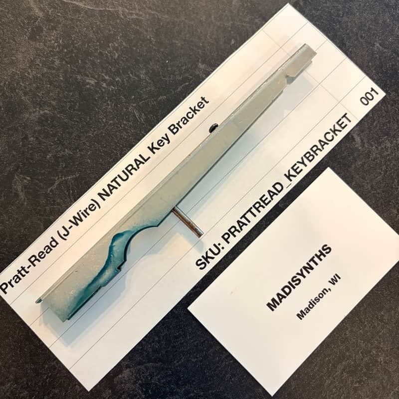 ORIGINAL Pratt Read Replacement NATURAL Key Bracket (J-Wire Keybeds) for ARP 2500/2600, Moog Minimoog, Oberheim OBX/OBXa/OB8, Sequential Prophet-5/10, PPG Wave 2.2, EML 500, and more