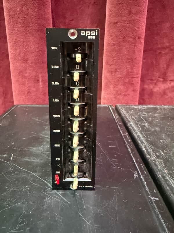 APSI 500 Series Graphic Equalizer Module 1970s - Black