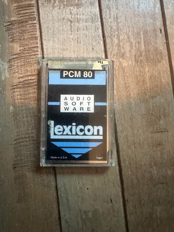 Lexicon PCM 80 Memory Card Dual FX V1.0 1990’s
