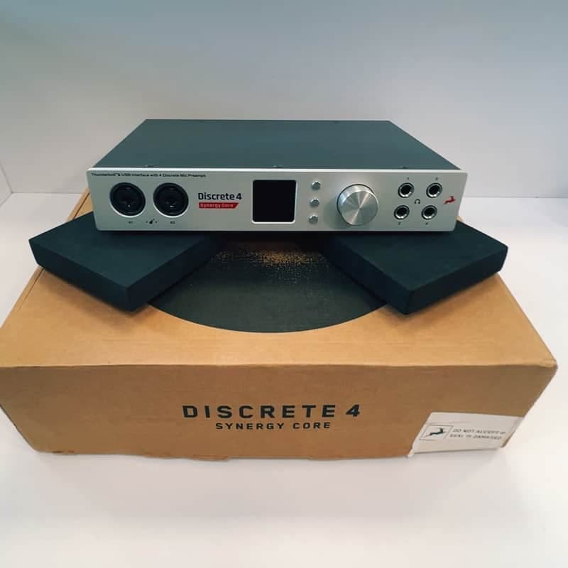 Antelope Audio Discrete 4 Synergy Core Thunderbolt / USB Audio Interface with Onboard DSP 2019 - Present - Silver