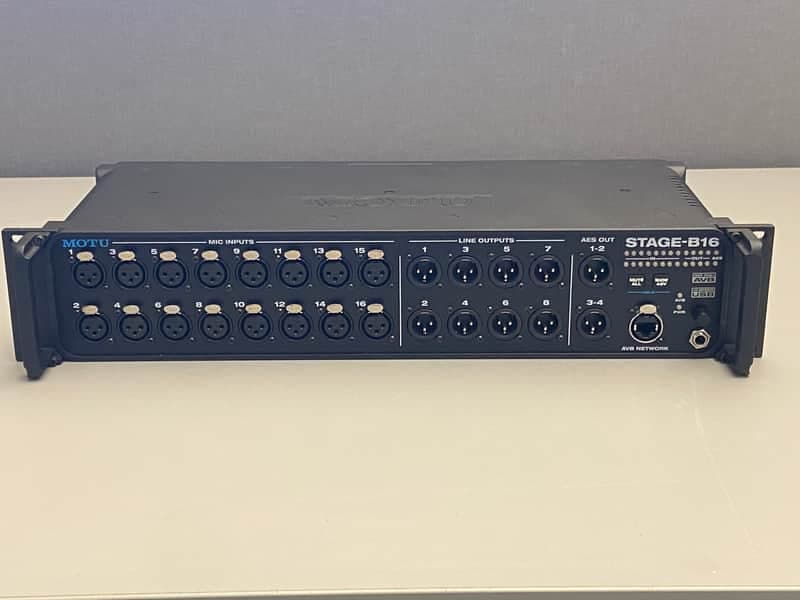 MOTU Stage B16 with AVB Switch
