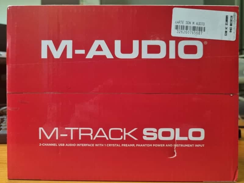 M-Audio M-Track Solo USB Audio Interface 2020 - Present - Black