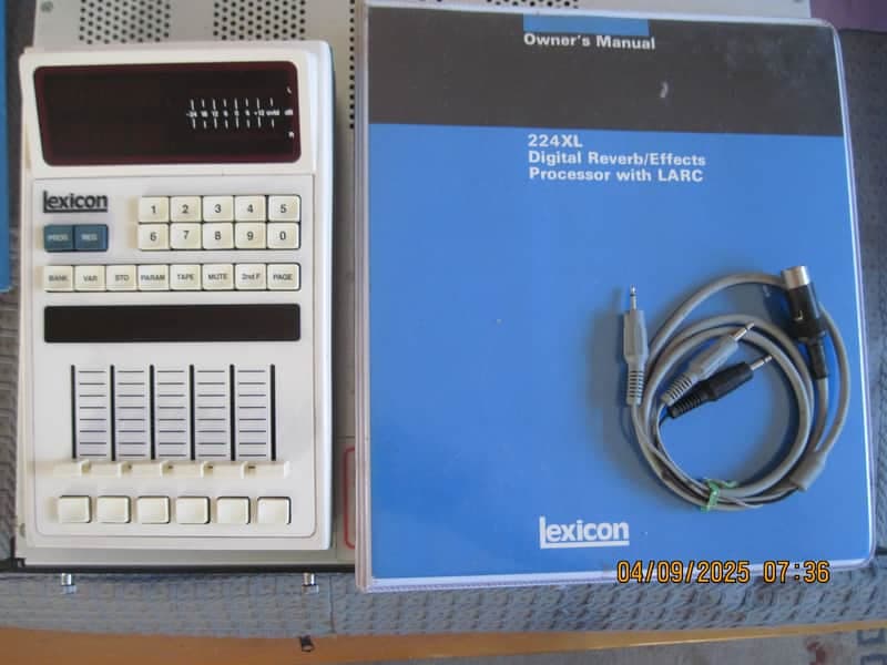 Lexicon 224xl 1984 - Blue newly restored