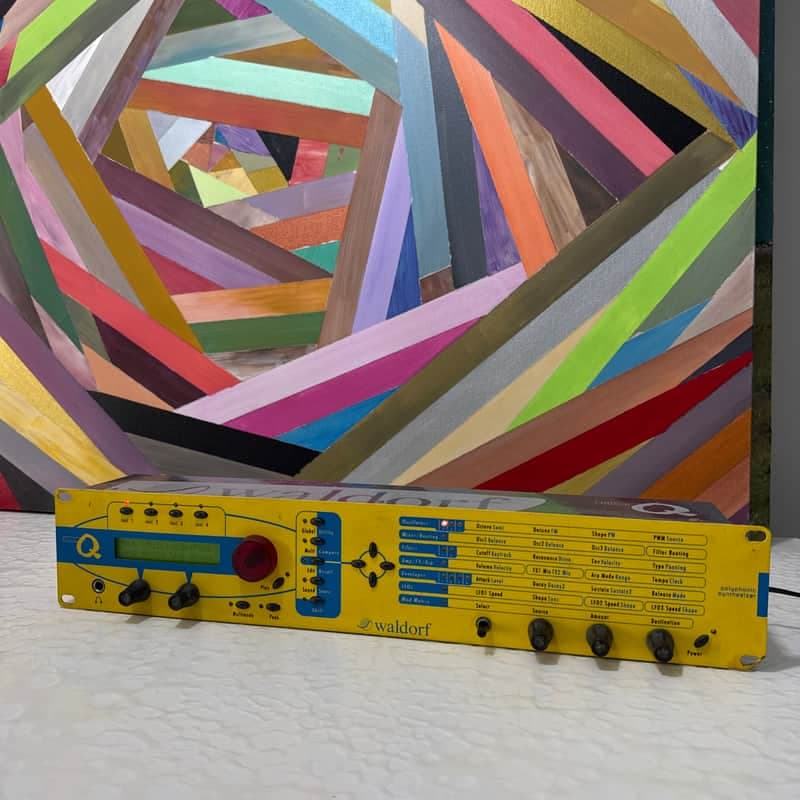 Waldorf Micro Q Digital Polyphonic Synthesizer Yellow Face Made In Germany