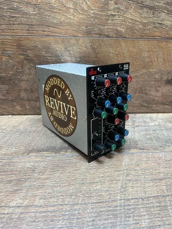 REVIVE AUDIO MODIFIED:DBX 555, 500 SERIES FIVE BAND EQUALIZER, EXCELLENT EQ!