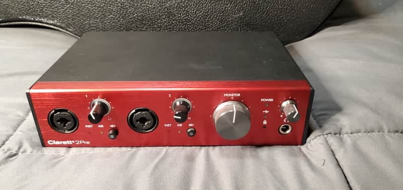 Focusrite Clarett+ 2Pre USB-C Audio Interface 2021 - Present - Red