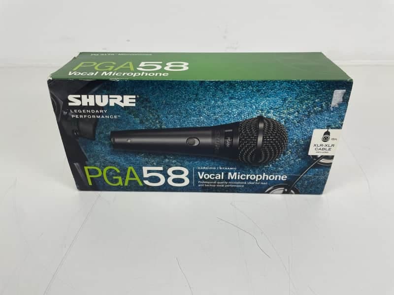 Shure PGA58 Dynamic Vocal Microphone – New Old Stock (NOS)