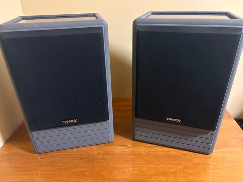Tannoy System 8 NFM II Passive Coaxial Nearfield Studio Monitors (Pair) 1990s - Gray
