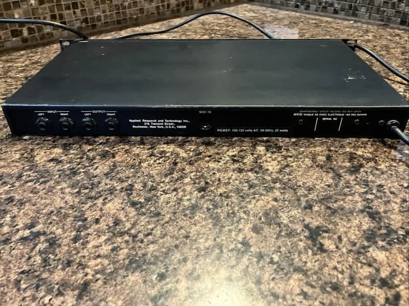 Vintage ART Pro Verb MIDI Reverb Rack Processor 1U Studio Audio Effects Working