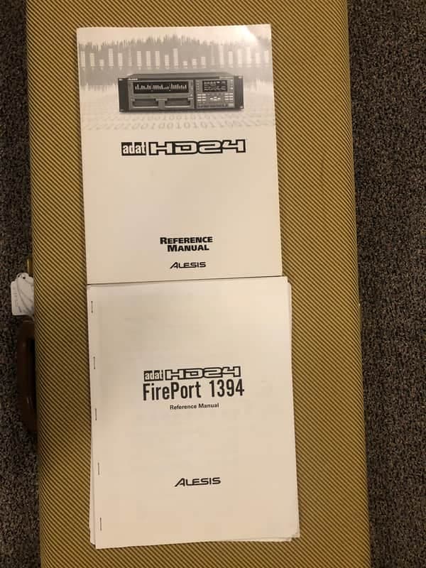 Alesis HD24 Adat manual