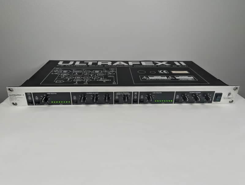 Behringer Ultrafex II EX3100 2-Channel Multiband Sound Enhancement Processor 1990s - Black / Silver