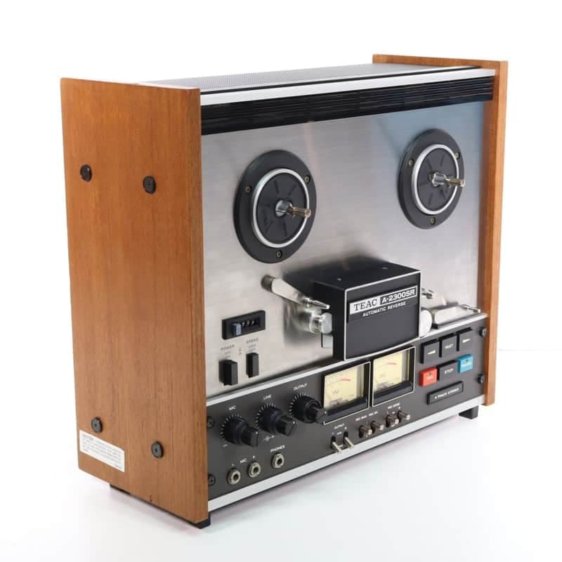 TEAC A-2300SR 1/4" 2-Track Reel to Reel Tape Recorder 1970s - Silver