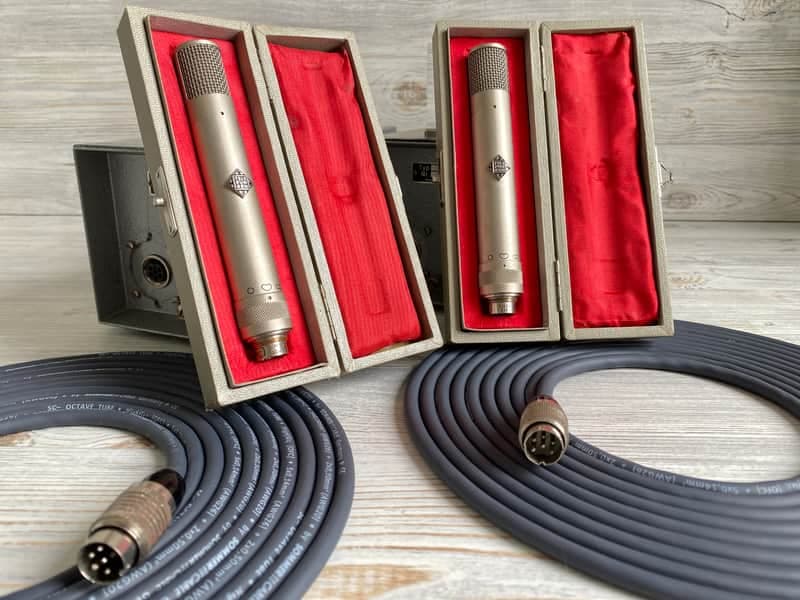 24HOURS SALE! 1959 Telefunken Neumann KM56 Matched Stereo Pair + Extras