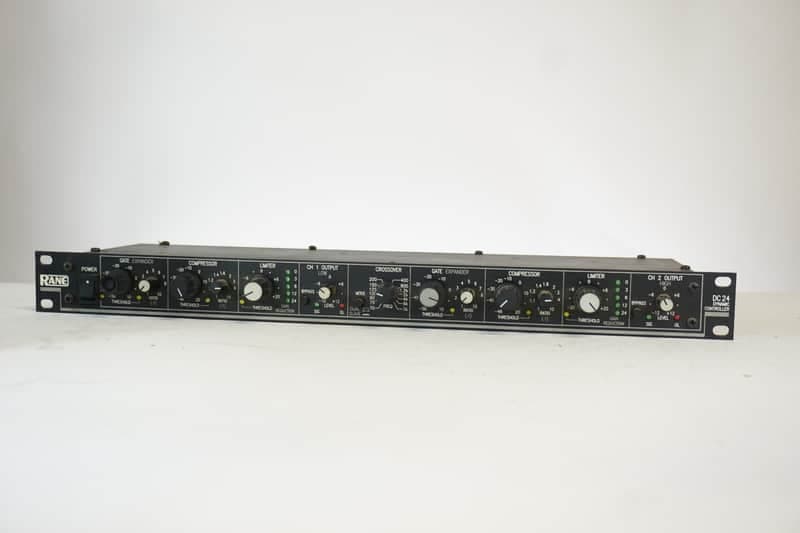 Rane DC 24 Dual Channel Dynamic Controller Compressor Limiter Crossover Tested