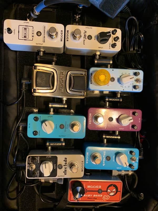 Mooer Micro Pedals 2018 Full Rack