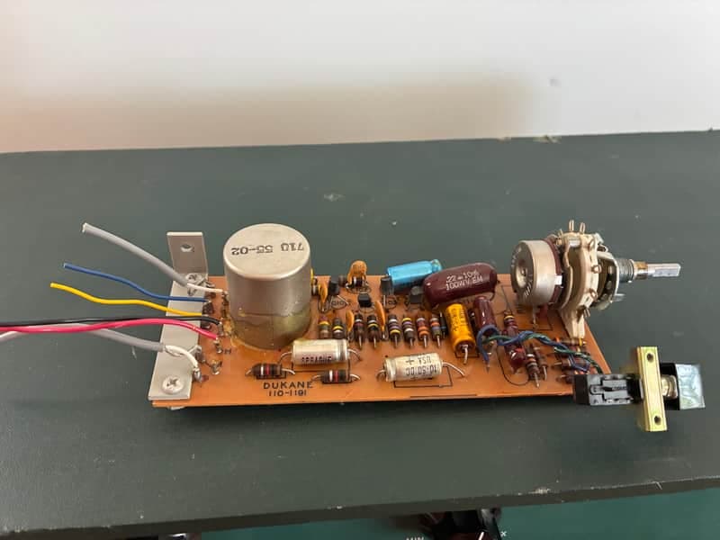 Vintage Dukane Medallion discrete microphone preamp module w/ input transformer
