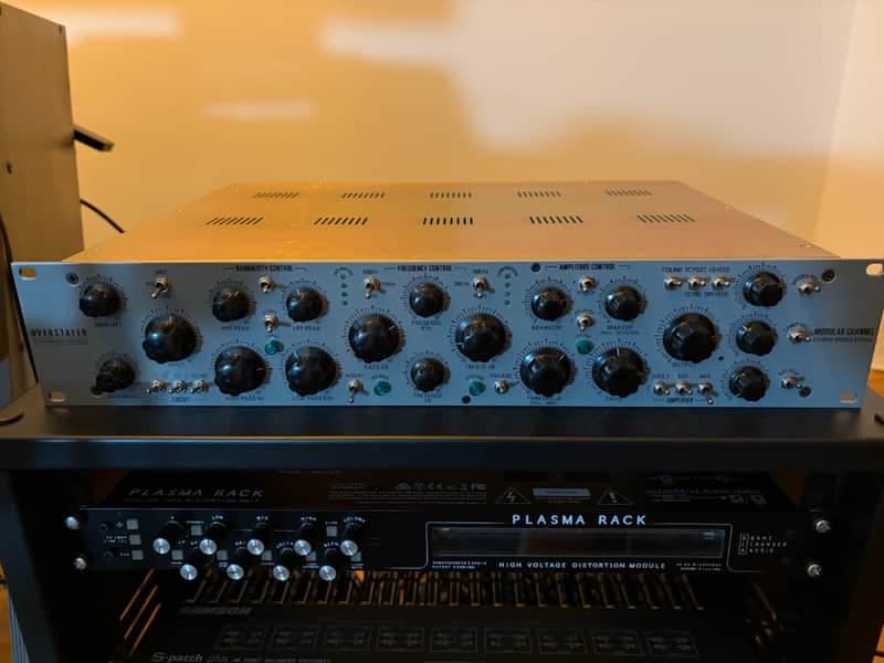 Overstayer Modular Channel 8755DM Stereo Analog Channel Strip - Grey