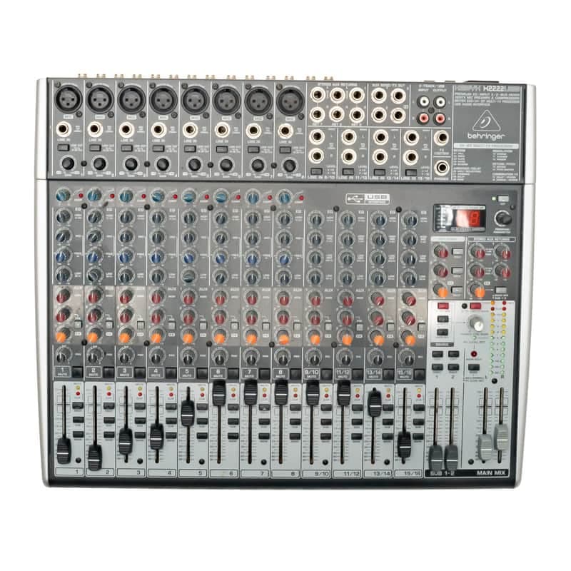 Behringer - Xenyx UB2222USB 22 Input Analog Mixer USED