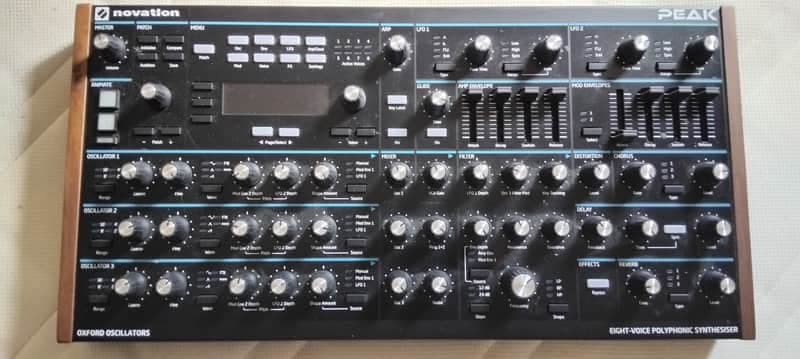 Novation Peak 8-Voice Desktop Synthesizer 2017 - Present - Black