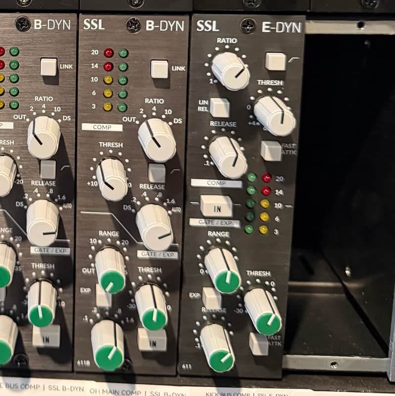 Solid State Logic 611 E DYN 500-Series Dynamics Module 2012 - Present - Black