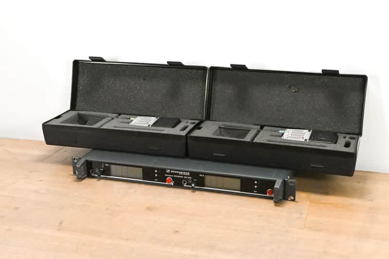 Sennheiser EM 3032-U Mikroport Receiver w/ SK250 Bodypacks 584-608 MHz CG012CA