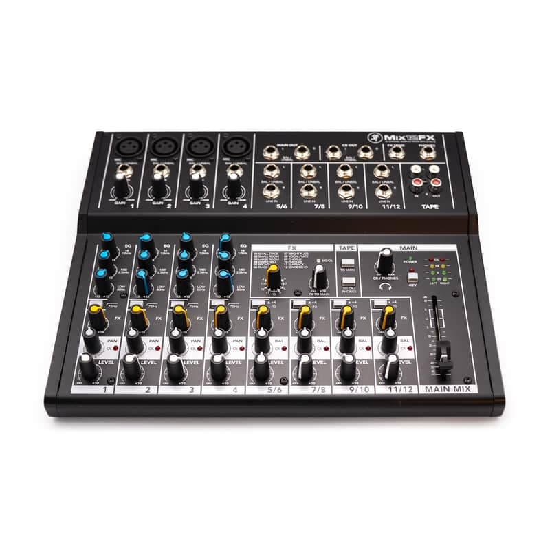 Mackie Mix12FX 12-Channel Compact Mixer with Effects