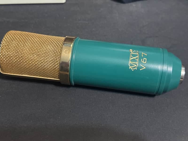 MXL V67G Large Capsule Condenser Mic 2010s - Green/Gold