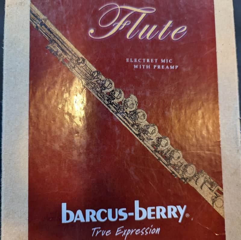 Barcus-Berry 6100 Flute Electret Microphone W/ Preamp Made in USA