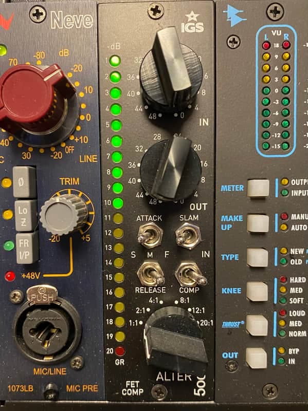 IGS Audio Alter 500 1176 FET Compressor Limiter 2010s - Black