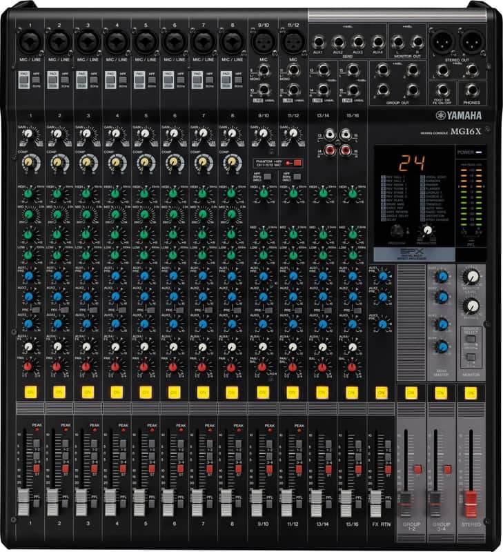 Yamaha MG16X CV 16-Channel Analog Mixer w/ Effects