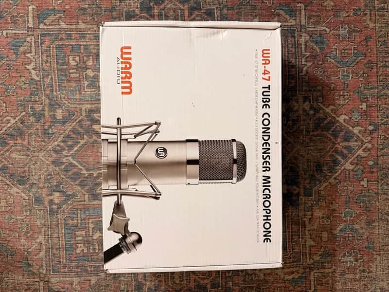 Warm Audio WA-47 Large Diaphragm Multipattern Tube Condenser Microphone 2018 - Present - Nickel