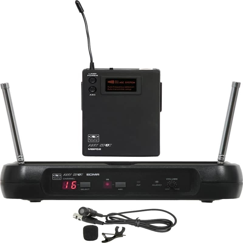 Mint Galaxy Audio ECMR/52LVD Wireless Microphone System; Band D (584-607 MHz)