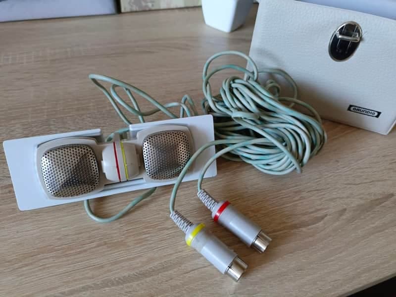Grundig GDSM 202 (Sennheiser 2 × md408) stereo dynamic microphone #15