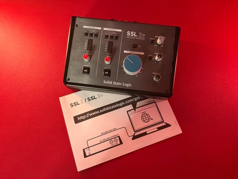 Solid State Logic SSL 2+ USB-C Interface – CIB w/ Power Supply & Choice of Cable