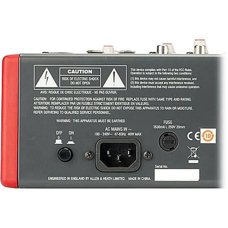 Allen & Heath ZED-12FX - 12-Channel Recording Mixer with USB Connection and Effects ( )