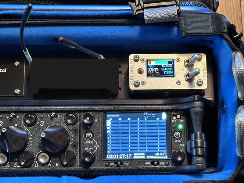 Sound Devices 633 Mixer Recorder Audioroot Smart Power Distribution Bag Rig Mint