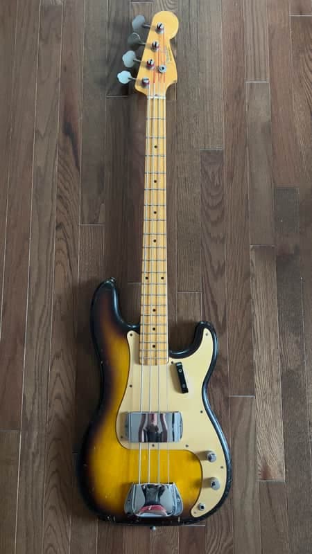 1957 Fender Precision Bass Sunburst P-bass