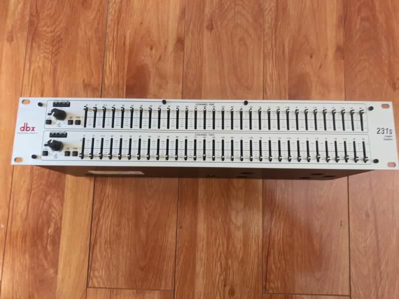 (three) DBX 231s Dual Channel 31-Band EQ 2010s - Silver