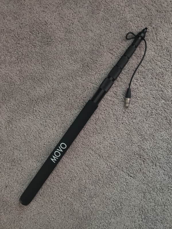 Movo Professional 9.8' Aluminum Boom Pole for Shotgun Microphones
