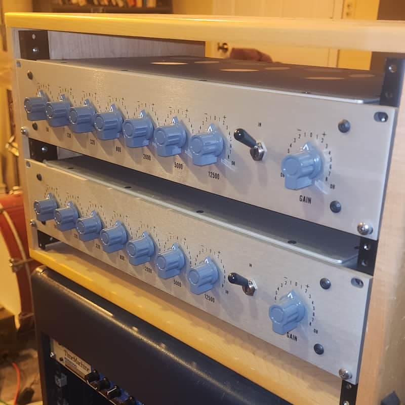 Acme Audio Pair of Consecutive Serial MTEQ-1 Motown EQ with Vintage Op-Amps, Mastering, Mixing, Tracking Holy Grail