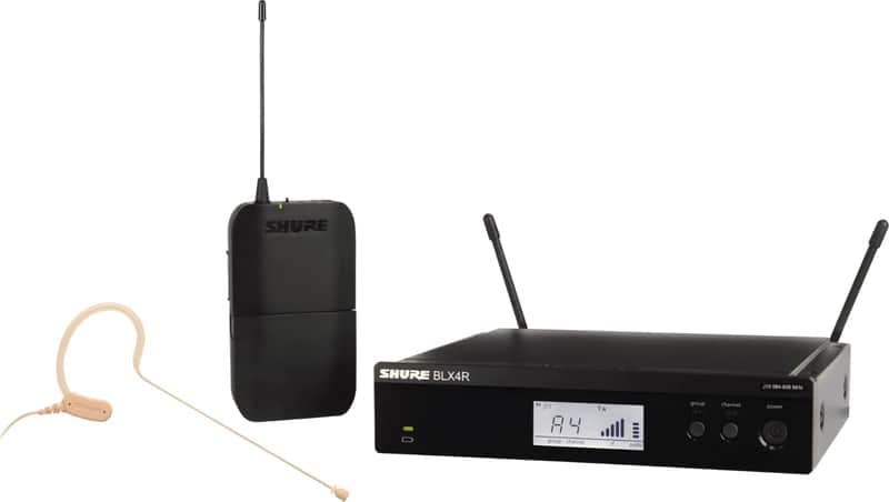 Shure BLX14R/MX53 Headset Wireless Microphone System, H11 Band