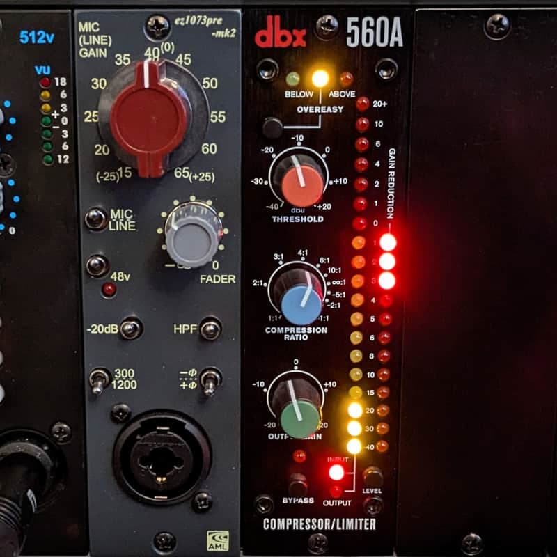 dbx 560A 500 Series Compressor / Limiter Module 2010s - Black