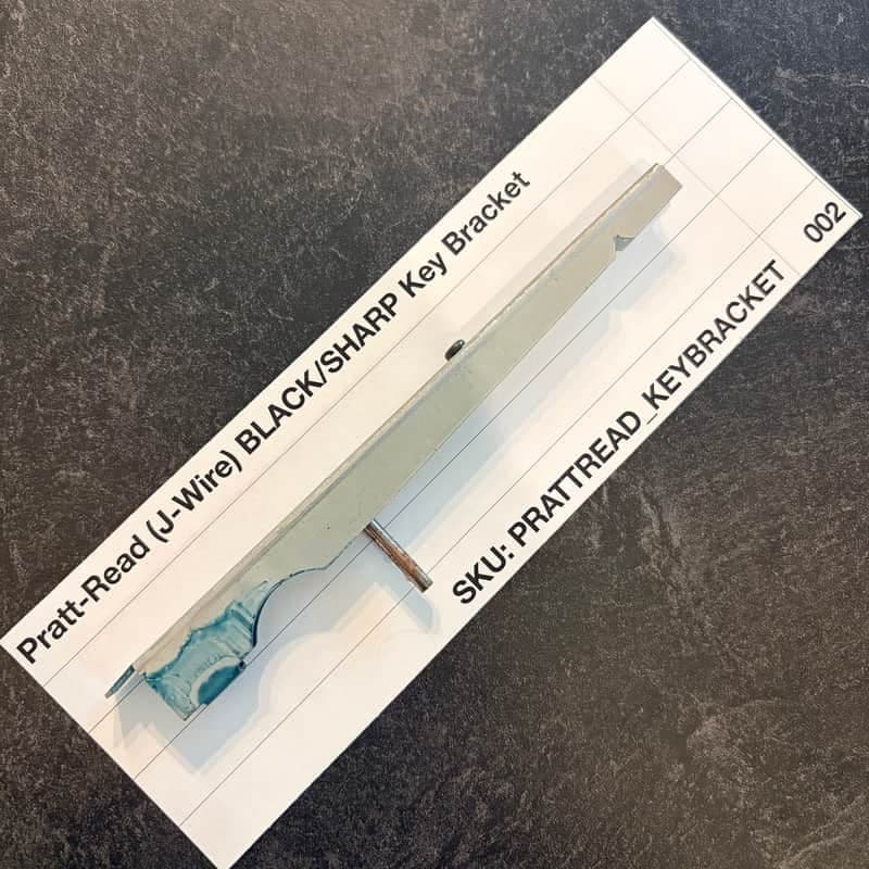 ORIGINAL Pratt Read Replacement SHARP/BLACK Key Bracket (J-Wire Keybeds) for ARP 2500/2600, Moog Minimoog, Oberheim OBX/OBXa/OB8, Sequential Prophet-5/10, PPG Wave 2.2, EML 500, and more