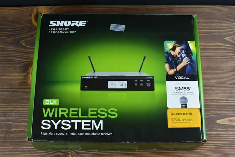 Shure BLX24R/SM58 Wireless Handheld Microphone System - H9 Band