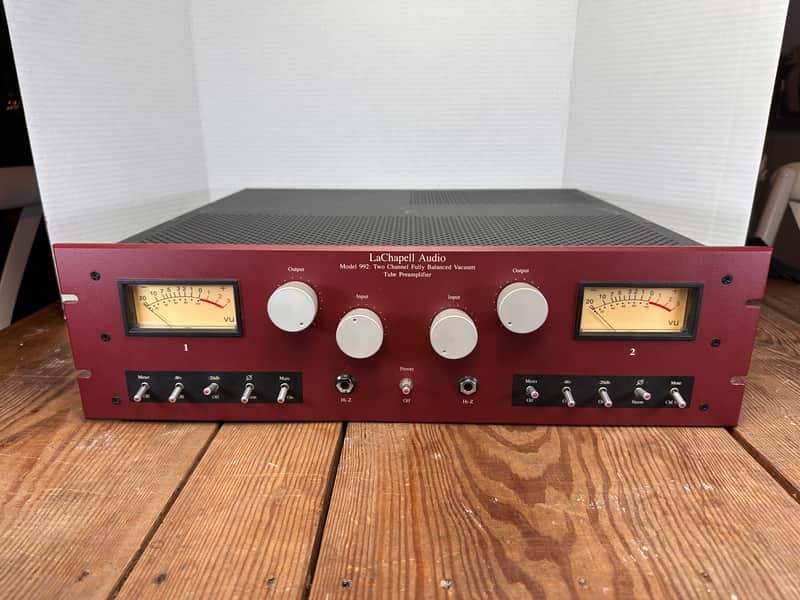 LaChapell Audio 992EG 2-Channel Tube Mic Preamp with Extended Gain 2010s - Red