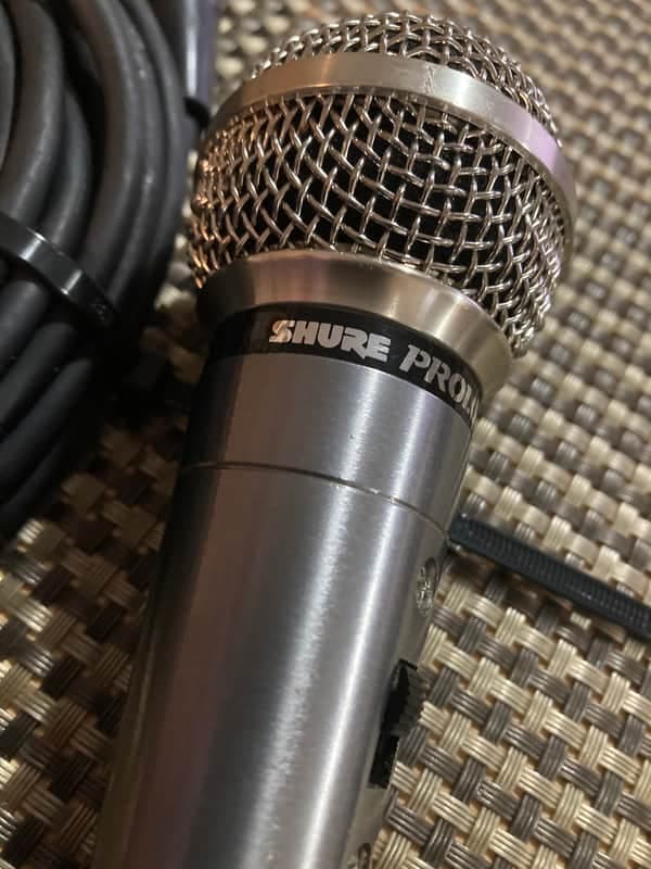 Nice Shure Prologue 12 H Microphone w/ cable high impedance 1/4 inch