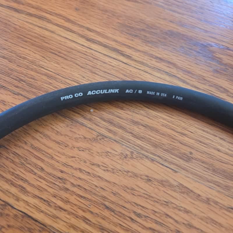 ProCo Pro Co DA88DM-3 Analog DB25-DB25 Patch Snake - 3 foot 2010s