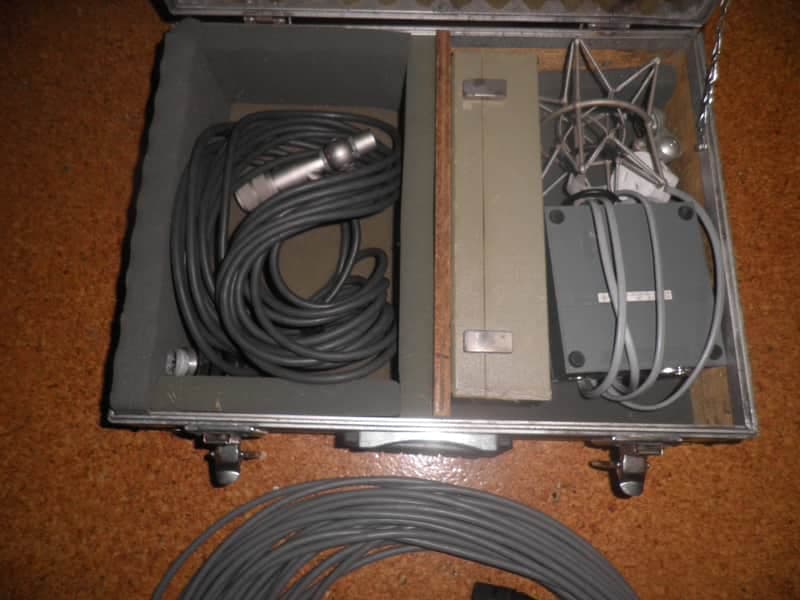 Neumann SM 69 fet Stereo Condenser Microphone 1970s - Nickel - pictures added.