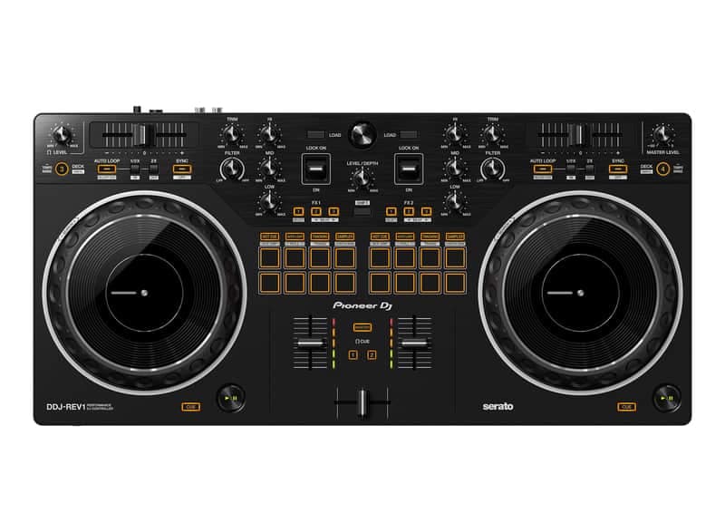 Pioneer DJ DDJ-REV1 Scratch-Style 2-Channel DJ Controller For Serato DJ Lite Black